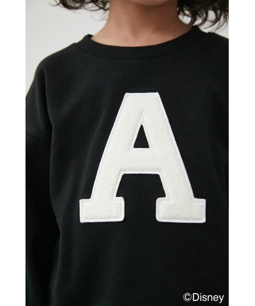 AZUL by moussy（アズールバイマウジー）の「AJUGA.×AZUL KIDS LOGO SWEAT/AJUGA.×AZULキッズロゴスウェット（スウェット・キッズ・ブラック/グリーン・MEDIUM/SMALL）」の9枚目の写真