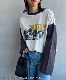 【WEB限定】[THE BEATLES/ザ ビートルズ] 配色デザイン フォトプリントロンT