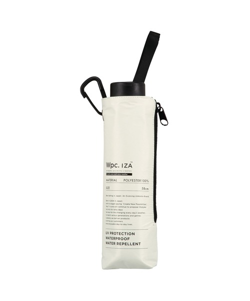 IZA（イーザ）の「IZA【大きめ&コンパクト】 完全遮光100% メンズ 日傘 折りたたみ 晴雨兼用 Wpc. LARGE&COMPACT（折りたたみ傘・メンズ・グレー/ベージュ/オフホワイト/ネイビー/ブラック/ブラウン・FREE）」の7枚目の写真