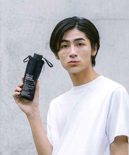 IZA（イーザ）の「IZA【大きめ&コンパクト】 完全遮光100% メンズ 日傘 折りたたみ 晴雨兼用 Wpc. LARGE&COMPACT（折りたたみ傘・メンズ・グレー/ベージュ/オフホワイト/ネイビー/ブラック/ブラウン・FREE）」の12枚目の写真