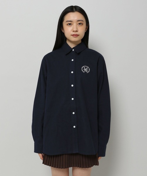 MAGPIEROBIN(マグパイロビン)の「MAGPIE ROBIN/ピーチロゴシャツ 2186347(シャツ/ブラウス・レディース・ネイビー/アイボリー・FREE)」の14枚目の写真