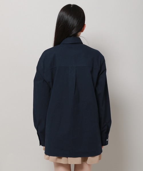 MAGPIEROBIN(マグパイロビン)の「MAGPIE ROBIN/ピーチロゴシャツ 2186347(シャツ/ブラウス・レディース・ネイビー/アイボリー・FREE)」の21枚目の写真