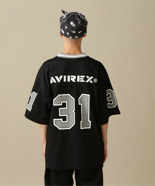 AVIREX（アヴィレックス）の「MESH FOOTBALL GAME T-SHIRT