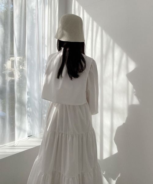 LIMMSE（リムズ）の「【LIMMSE】マルチウェイベストセットワンピース（ワンピース・レディース・サックスブルー系/ピンク/ブラック/オフホワイト・FREE）」の11枚目の写真