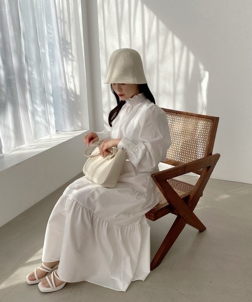 LIMMSE（リムズ）の「【LIMMSE】マルチウェイベストセットワンピース（ワンピース・レディース・サックスブルー系/ピンク/ブラック/オフホワイト・FREE）」の6枚目の写真