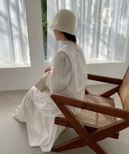 LIMMSE（リムズ）の「【LIMMSE】マルチウェイベストセットワンピース（ワンピース・レディース・サックスブルー系/ピンク/ブラック/オフホワイト・FREE）」の7枚目の写真