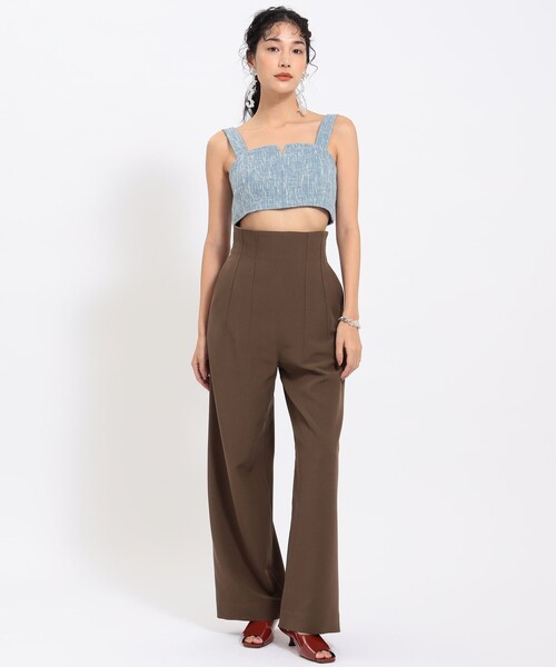 Ray BEAMS（レイビームス）の「Ray BEAMS / サマー ツイード ビスチェ（タンクトップ・レディース・ライトブルー/グリーン系その他3・0/1）」の19枚目の写真