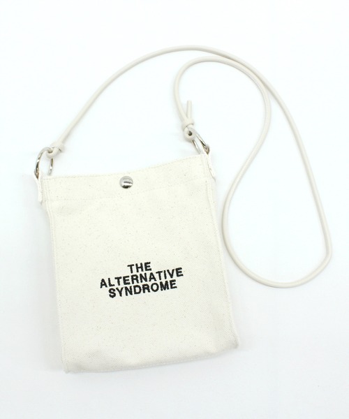 RNA(アールエヌエー)の「E4904 キャンバスミニBAG(ショルダーバッグ・レディース・ブラック/グリーン/キナリ・FREE)」の2枚目の写真