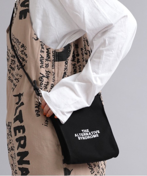RNA(アールエヌエー)の「E4904 キャンバスミニBAG(ショルダーバッグ・レディース・ブラック/グリーン/キナリ・FREE)」の3枚目の写真