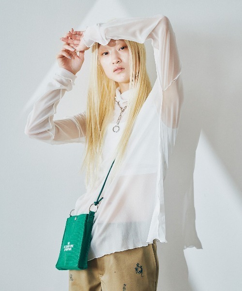 RNA(アールエヌエー)の「E4904 キャンバスミニBAG(ショルダーバッグ・レディース・ブラック/グリーン/キナリ・FREE)」の17枚目の写真