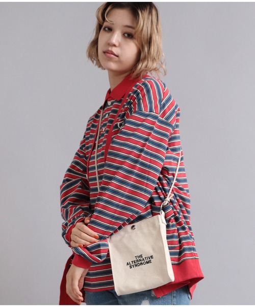 RNA(アールエヌエー)の「E4904 キャンバスミニBAG(ショルダーバッグ・レディース・ブラック/グリーン/キナリ・FREE)」の13枚目の写真
