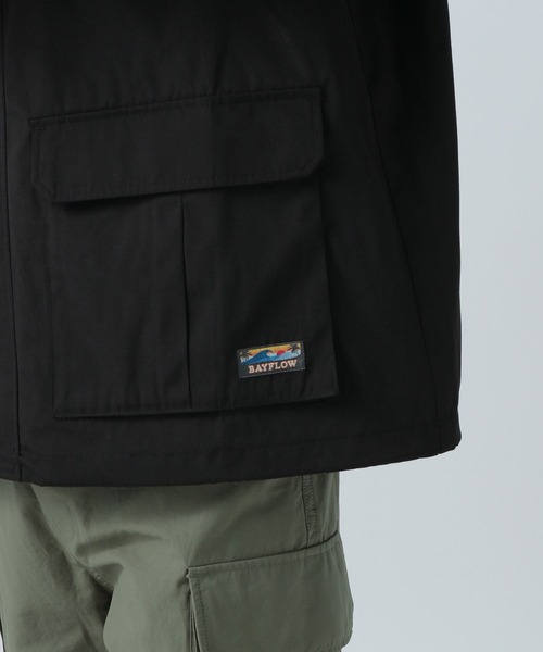 BAYFLOW(ベイフロー)の「レトロカラーマウンテンパーカー(マウンテンパーカー・メンズ・ブラック/レッド・MEDIUM/LARGE)」の14枚目の写真
