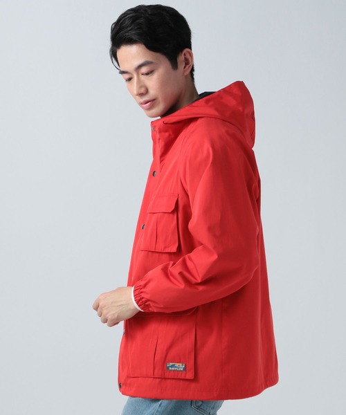 BAYFLOW(ベイフロー)の「レトロカラーマウンテンパーカー(マウンテンパーカー・メンズ・ブラック/レッド・MEDIUM/LARGE)」の7枚目の写真