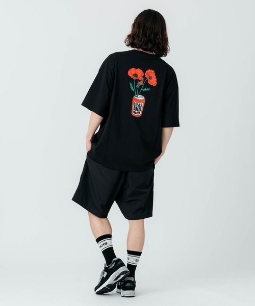 SILAS(サイラス)の「POPPY PRINT WIDE S/S TEE(Tシャツ/カットソー・メンズ・ブラック/ホワイト/ネイビー・M/L/XL)」の18枚目の写真
