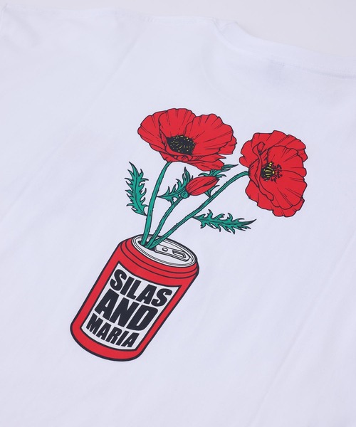 SILAS(サイラス)の「POPPY PRINT WIDE S/S TEE(Tシャツ/カットソー・メンズ・ブラック/ホワイト/ネイビー・M/L/XL)」の10枚目の写真