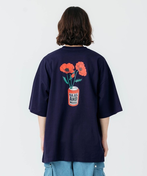 SILAS(サイラス)の「POPPY PRINT WIDE S/S TEE(Tシャツ/カットソー・メンズ・ブラック/ホワイト/ネイビー・M/L/XL)」の21枚目の写真