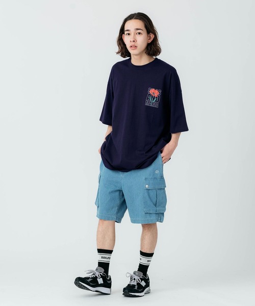 SILAS(サイラス)の「POPPY PRINT WIDE S/S TEE(Tシャツ/カットソー・メンズ・ブラック/ホワイト/ネイビー・M/L/XL)」の22枚目の写真