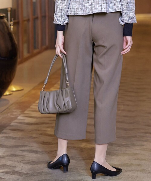 【セール】センタープレスワイドパンツ（その他パンツ）｜Tiaclasse（ティアクラッセ）