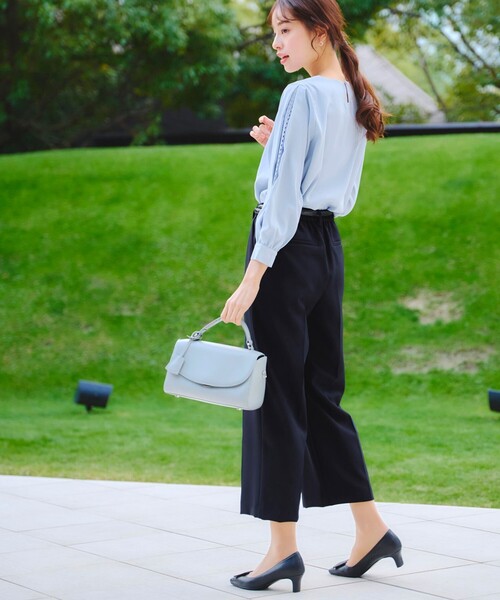 【セール】センタープレスワイドパンツ（その他パンツ）｜Tiaclasse（ティアクラッセ）