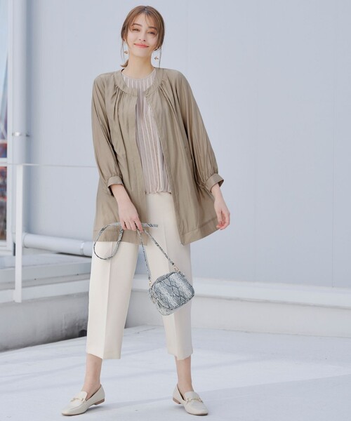 【セール】センタープレスワイドパンツ（その他パンツ）｜Tiaclasse（ティアクラッセ）