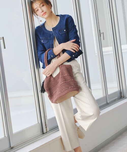 【セール】センタープレスワイドパンツ（その他パンツ）｜Tiaclasse（ティアクラッセ）