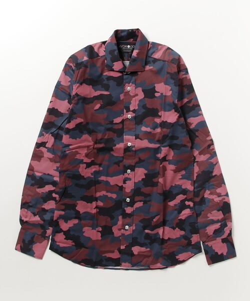 HYDROGEN（ハイドロゲン）の「《HYDROGEN/ハイドロゲン》プリントシャツ/PRINTED SHIRT（シャツ/ブラウス・メンズ・ブラック系その他/レッド系その他・S/M/L/XL/XXL/XS）」の2枚目の写真