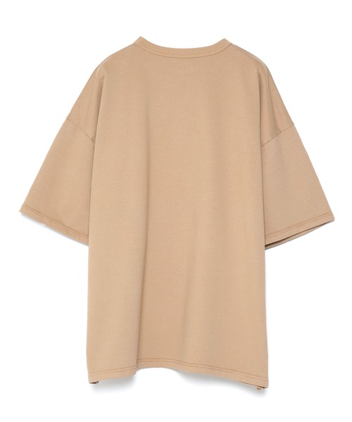 UNDECORATED（アンデコレイテッド）の「UNDECORATED アンデコレイテッド / Brushed Cotton Pile S/S T ブラッシュドコットンパイル 半袖カットソー / UDF23101（Tシャツ/カットソー・メンズ・ブラック/オフホワイト/ネイビー/キャメル・1/2/3/0）」の5枚目の写真