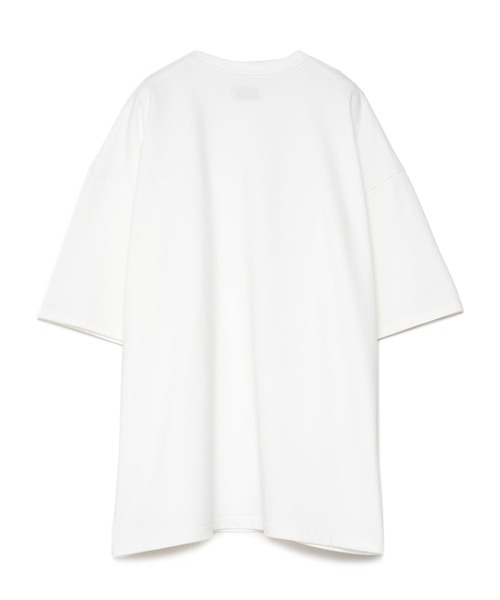 UNDECORATED（アンデコレイテッド）の「UNDECORATED アンデコレイテッド / Brushed Cotton Pile S/S T ブラッシュドコットンパイル 半袖カットソー / UDF23101（Tシャツ/カットソー・メンズ・ブラック/オフホワイト/ネイビー/キャメル・1/2/3/0）」の6枚目の写真