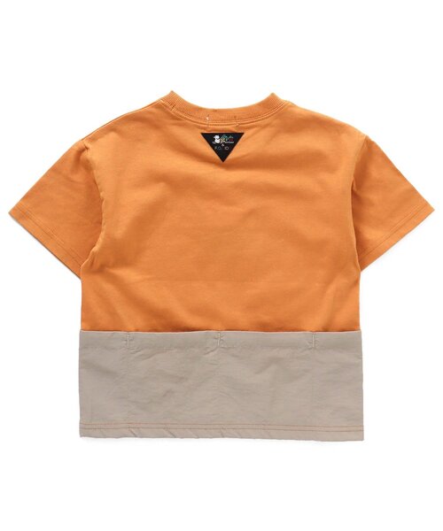 F.O.KIDS（エフオーキッズ）の「grn outdoorコラボ　ダックローイラストTee（Tシャツ/カットソー・キッズ・グレー/オレンジ/アイボリー/サックスブルー・120/140/90/150/100/130/110）」の9枚目の写真