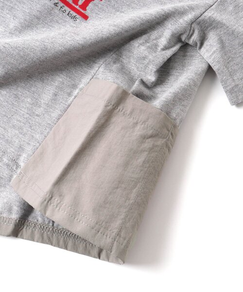 F.O.KIDS（エフオーキッズ）の「grn outdoorコラボ　ダックローイラストTee（Tシャツ/カットソー・キッズ・グレー/オレンジ/アイボリー/サックスブルー・120/140/90/150/100/130/110）」の15枚目の写真