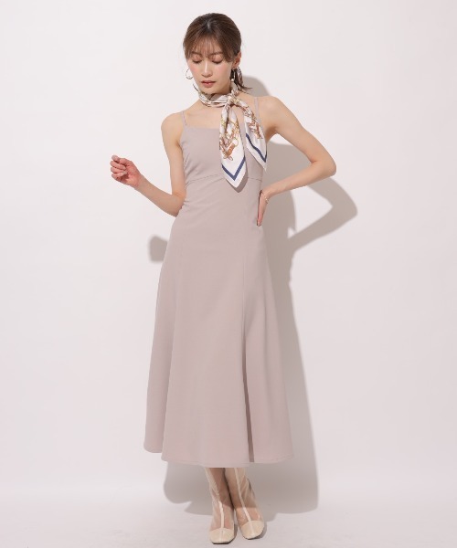 アンドクチュール ボウタイ付きシアーシャツレーヤードワンピース AND COUTURE（アンドクチュール）の「ボウタイ付きシアーシャ