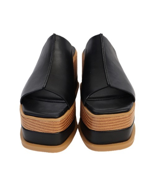 AMAIL（アマイル）の「Millefeuille up sandal（サンダル・レディース・アイボリー/ブラック・S/M/L）」の9枚目の写真