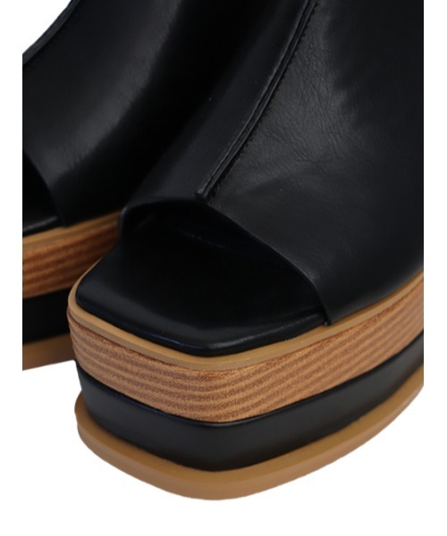 AMAIL（アマイル）の「Millefeuille up sandal（サンダル・レディース・アイボリー/ブラック・S/M/L）」の12枚目の写真