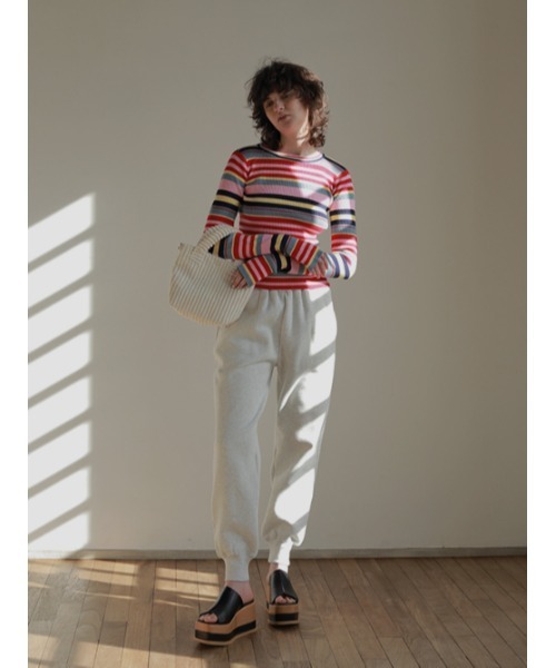 AMAIL（アマイル）の「Millefeuille up sandal（サンダル・レディース・アイボリー/ブラック・S/M/L）」の3枚目の写真