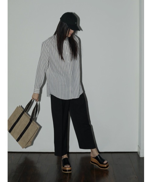 AMAIL（アマイル）の「Millefeuille up sandal（サンダル・レディース・アイボリー/ブラック・S/M/L）」の20枚目の写真