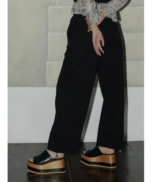 AMAIL（アマイル）の「Millefeuille up sandal（サンダル・レディース・アイボリー/ブラック・S/M/L）」の21枚目の写真