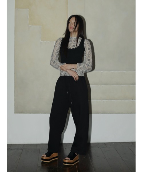 AMAIL（アマイル）の「Millefeuille up sandal（サンダル・レディース・アイボリー/ブラック・S/M/L）」の22枚目の写真