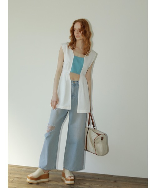 AMAIL（アマイル）の「Millefeuille up sandal（サンダル・レディース・アイボリー/ブラック・S/M/L）」の18枚目の写真