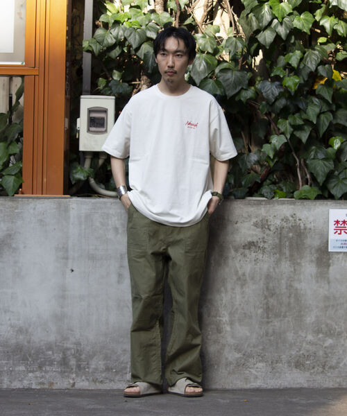 NANGA(ナンガ)の「【NANGA×GLOSTER】別注 バックプリントTシャツ ドロップショルダー/ビッグシルエット(Tシャツ/カットソー・メンズ・ブラック/ホワイト/グリーン・M/L)」の17枚目の写真