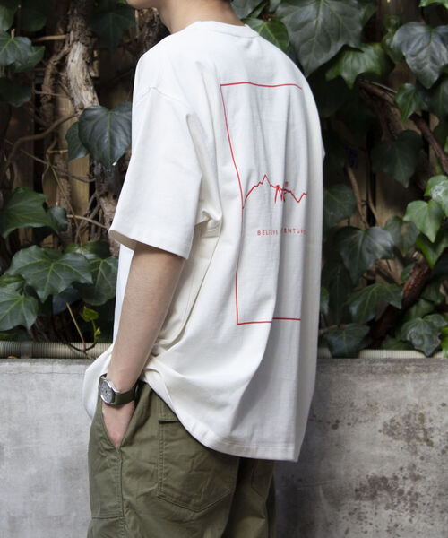 NANGA(ナンガ)の「【NANGA×GLOSTER】別注 バックプリントTシャツ ドロップショルダー/ビッグシルエット(Tシャツ/カットソー・メンズ・ブラック/ホワイト/グリーン・M/L)」の8枚目の写真