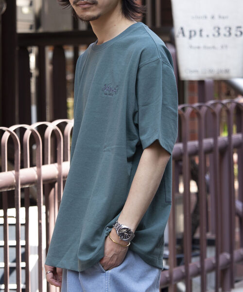 NANGA(ナンガ)の「【NANGA×GLOSTER】別注 バックプリントTシャツ ドロップショルダー/ビッグシルエット(Tシャツ/カットソー・メンズ・ブラック/ホワイト/グリーン・M/L)」の20枚目の写真