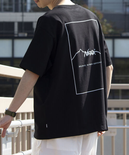 NANGA(ナンガ)の「【NANGA×GLOSTER】別注 バックプリントTシャツ ドロップショルダー/ビッグシルエット(Tシャツ/カットソー・メンズ・ブラック/ホワイト/グリーン・M/L)」の21枚目の写真