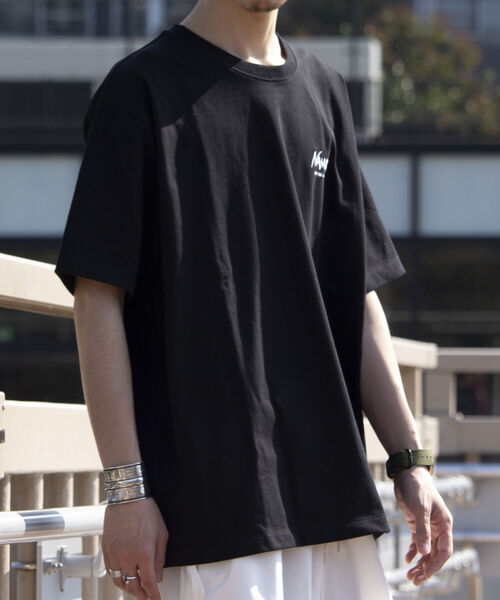 NANGA(ナンガ)の「【NANGA×GLOSTER】別注 バックプリントTシャツ ドロップショルダー/ビッグシルエット(Tシャツ/カットソー・メンズ・ブラック/ホワイト/グリーン・M/L)」の7枚目の写真