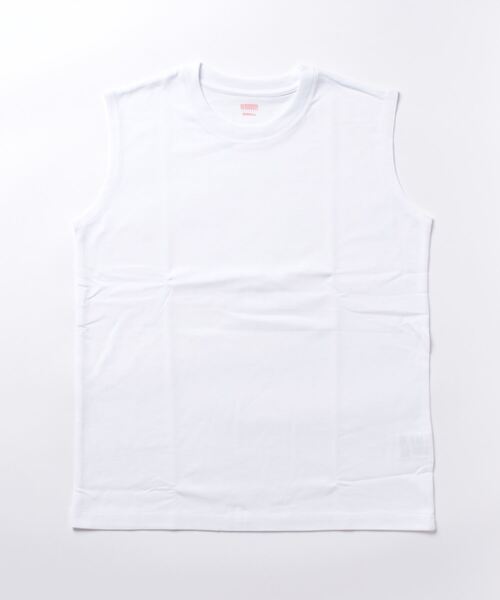 UNIVERSAL OVERALL(ユニバーサルオーバーオール)の「/UNIVERSAL OVERALL/WIDE HEAVY 2P Tank Top(タンクトップ・メンズ・ブラック/ホワイト/グレー・SMALL/MEDIUM/LARGE/X-LARGE)」の4枚目の写真