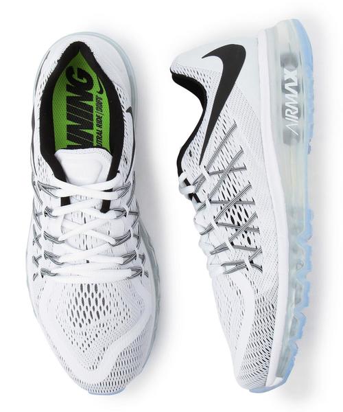 NIKE（ナイキ）の「NIKE（ナイキ） エアマックス 2015（スニーカー・メンズ・ブラック/ホワイト・27.5cm/25.5cm/27cm/26.5cm/26cm/28cm/29cm）」の2枚目の写真