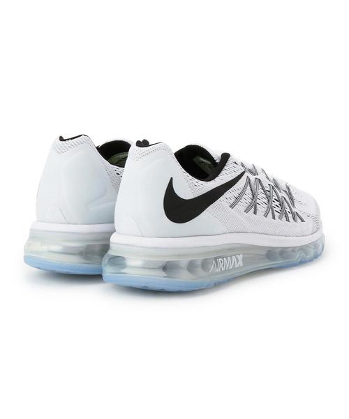 NIKE（ナイキ）の「NIKE（ナイキ） エアマックス 2015（スニーカー・メンズ・ブラック/ホワイト・27.5cm/25.5cm/27cm/26.5cm/26cm/28cm/29cm）」の4枚目の写真