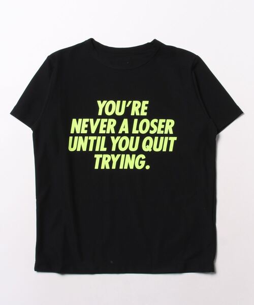 RE/SP(アールイーエスピー)の「RE/EP メッセージTEE 2(Tシャツ/カットソー・キッズ・ブラック/ホワイト/ライム・2/3/4/1)」の8枚目の写真
