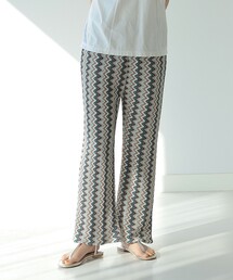 Ray BEAMS | Ray BEAMS / ウェイブ ストライプ レース パンツ(その他パンツ)