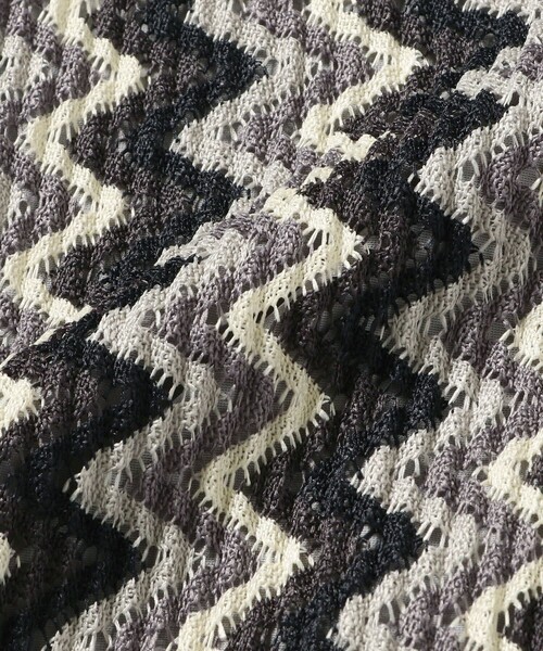 Ray BEAMS(レイビームス)の「Ray BEAMS / ウェイブ ストライプ レース パンツ(その他パンツ・レディース・シルバー/グリーン系その他2・ONE SIZE)」の10枚目の写真