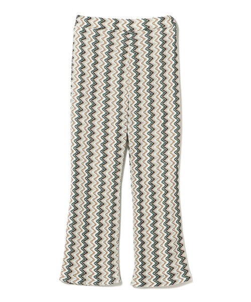 Ray BEAMS(レイビームス)の「Ray BEAMS / ウェイブ ストライプ レース パンツ(その他パンツ・レディース・シルバー/グリーン系その他2・ONE SIZE)」の16枚目の写真